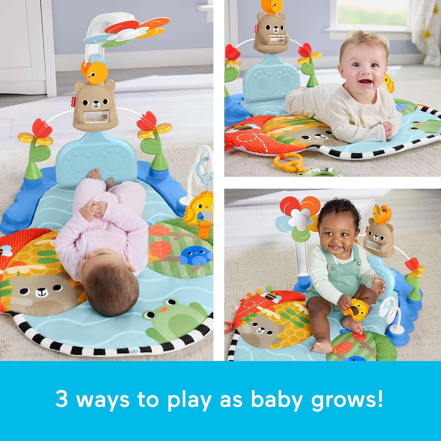 Fisher-Price 3-in-1 Kick & Sway Gym
