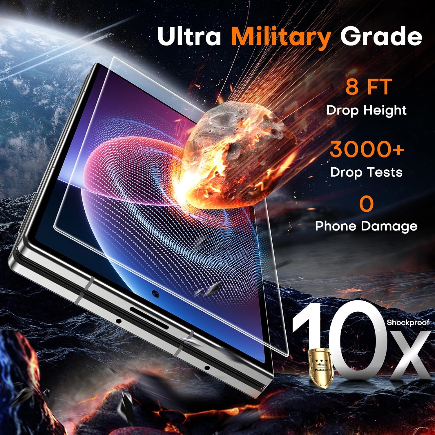 TOCOL for Samsung Galaxy Z Fold 8 Screen Protector