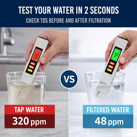 Craft911 Water Tester for Drinking Water - TDS Meter