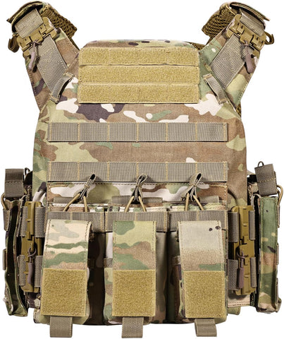 GFIRE Tactical Vest, Quick Release Lightweight Breathable Vest for Training