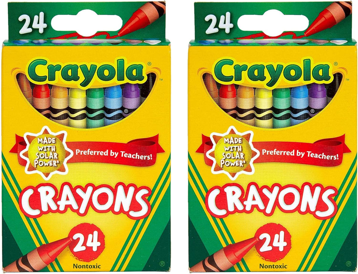 Crayola Crayons 24 ct (Pack of 2)