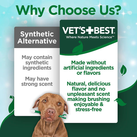 Vet's Best Enzymatic Dog Toothpaste Dental Gel, Vet Formulated 3.5 oz