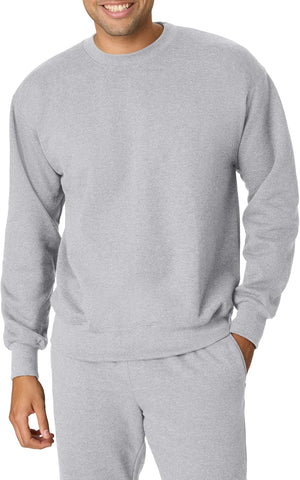 Hanes Men's Ultimate Sweatshirt, Heavyweight Fleece Sweatshirt, Crewneck Pullover for Men