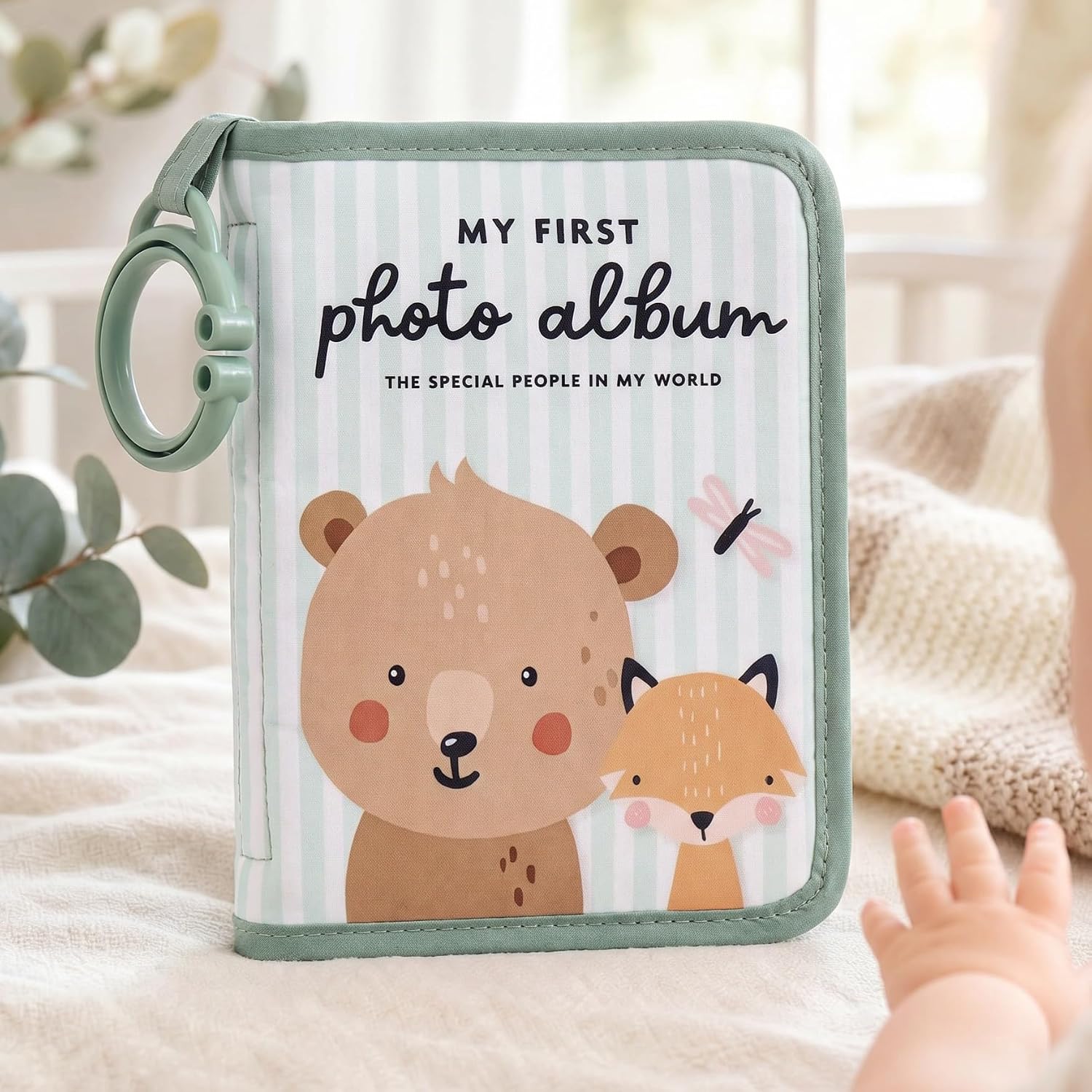 Beautiful Soft Baby Photo Album for Newborns - My First Family Photo Book
