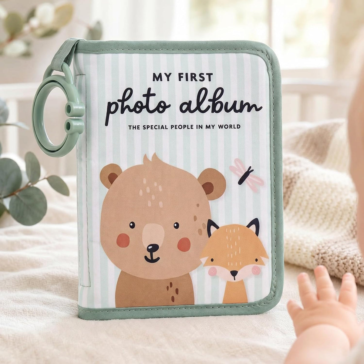 Beautiful Soft Baby Photo Album for Newborns - My First Family Photo Book