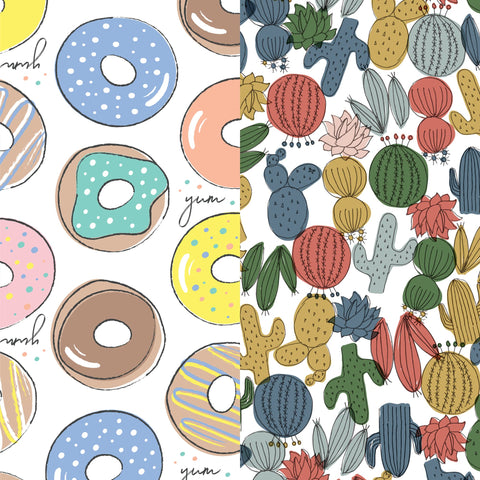 The Honest Company Clean Conscious Diapers | Plant-Based, Sustainable | Cactus Cuties + Donuts | Club Box, Size 3 (16-28 lbs), 62 Count