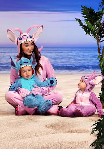 Disney's Lilo & Stitch Baby Costume | Infant Alien 262 Hooded Jumpsuit With Front Zipper
