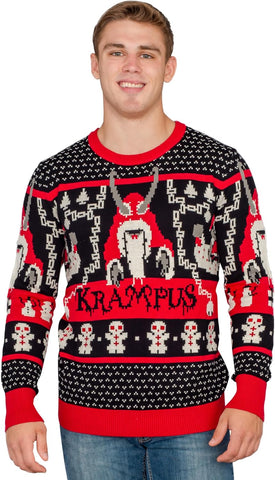 Ripple Junction Krampus Knit Ugly Christmas Sweater