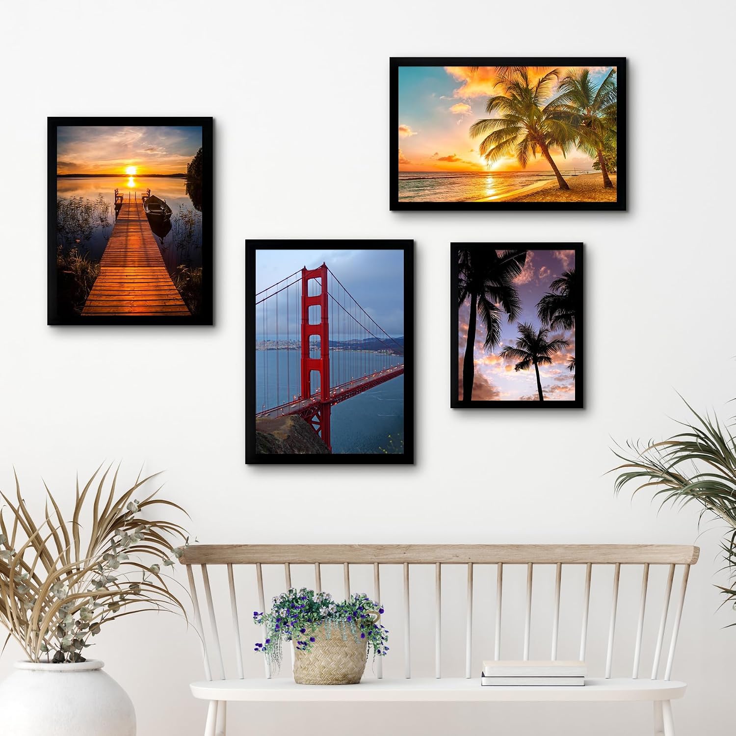 BESCRCL 11x17 Picture Frame Wall Hanging Photo Frame, Black, 1 Pack