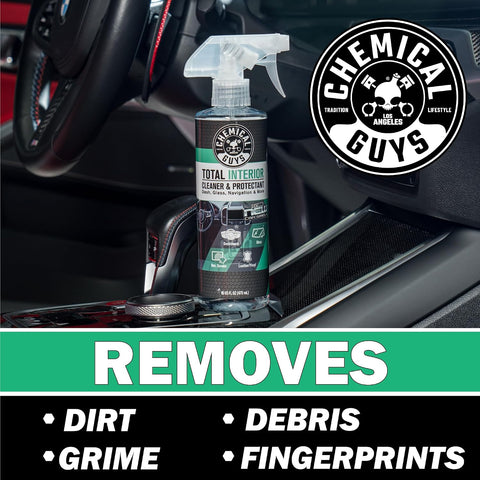 Chemical Guys, Total Interior Cleaner & Protectant, New Car Scent, 16 oz