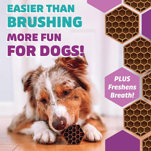 Yummy Combs Dog Dental Treats – Vet VOHC Approved – Delicious Chicken Protein – Removes Tartar with Cleaning Comb Shape – Dental Dog Treats for Small Dogs (24oz, 42 Count)