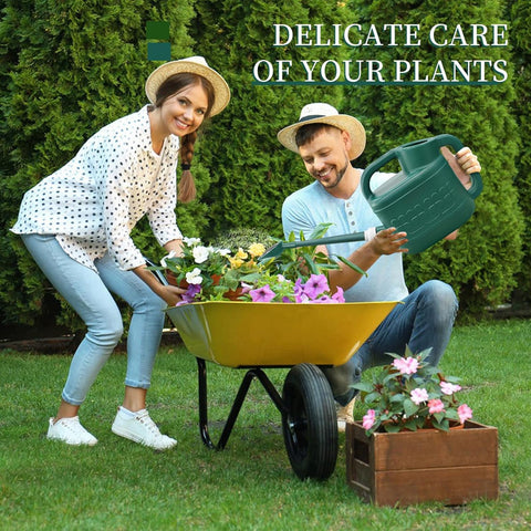 2 Gallon Watering Can, Large Garden Watering Can for Outdoor Plants
