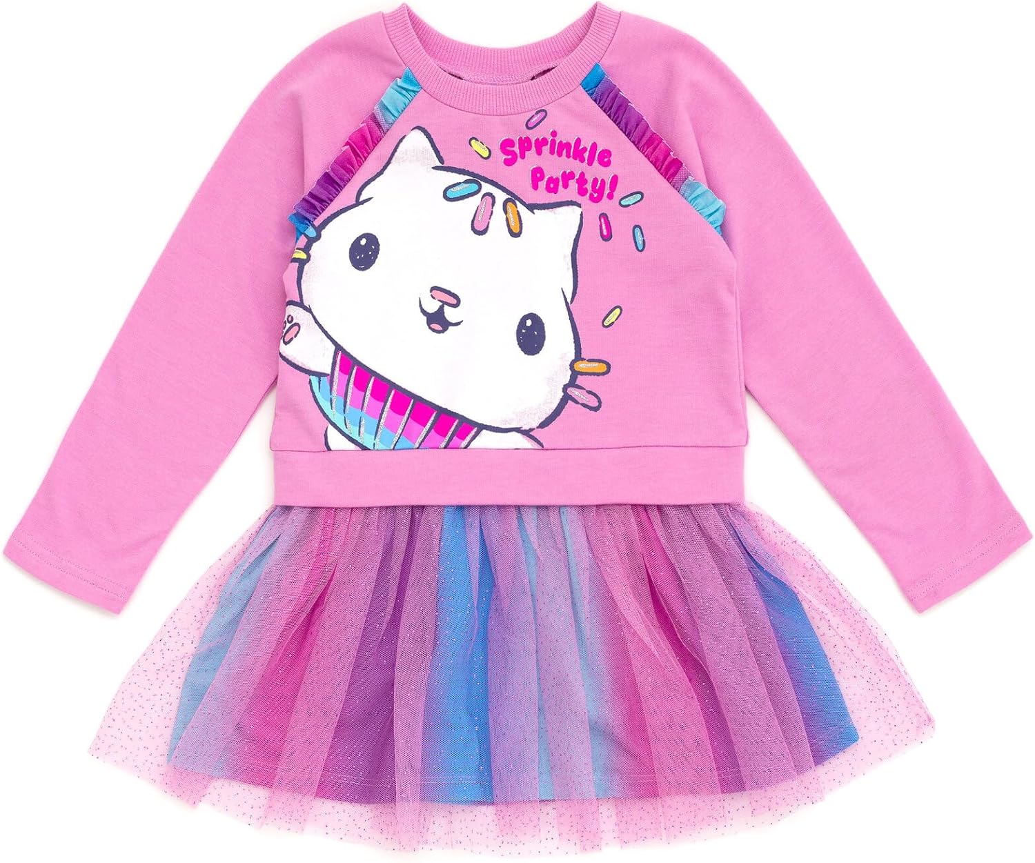 DREAMWORKS GABBY'S DOLLHOUSE Girls' Tutu Dress Toddler to Big Kid
