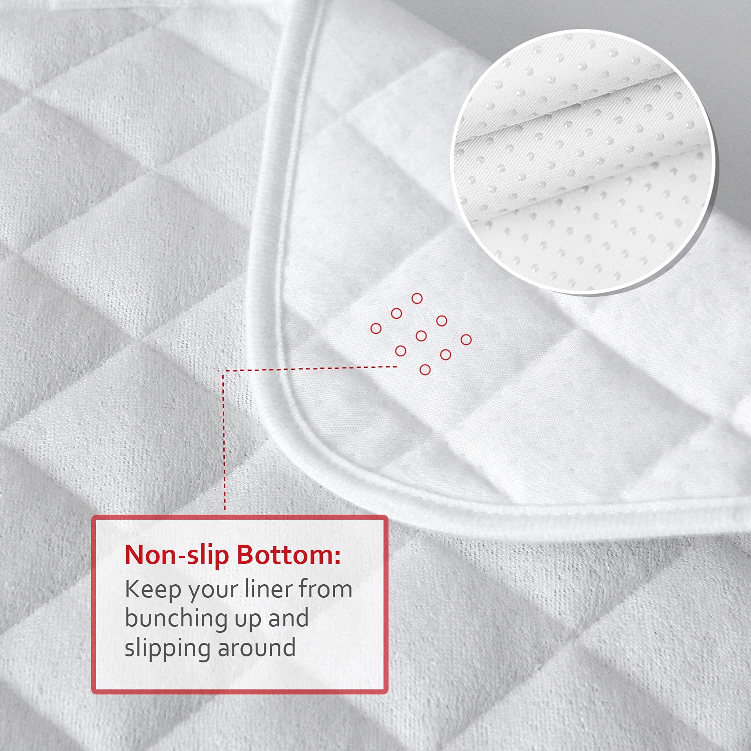 Diaper Changing Pad Liners White, 13"x 26" Inch, 3 Pack