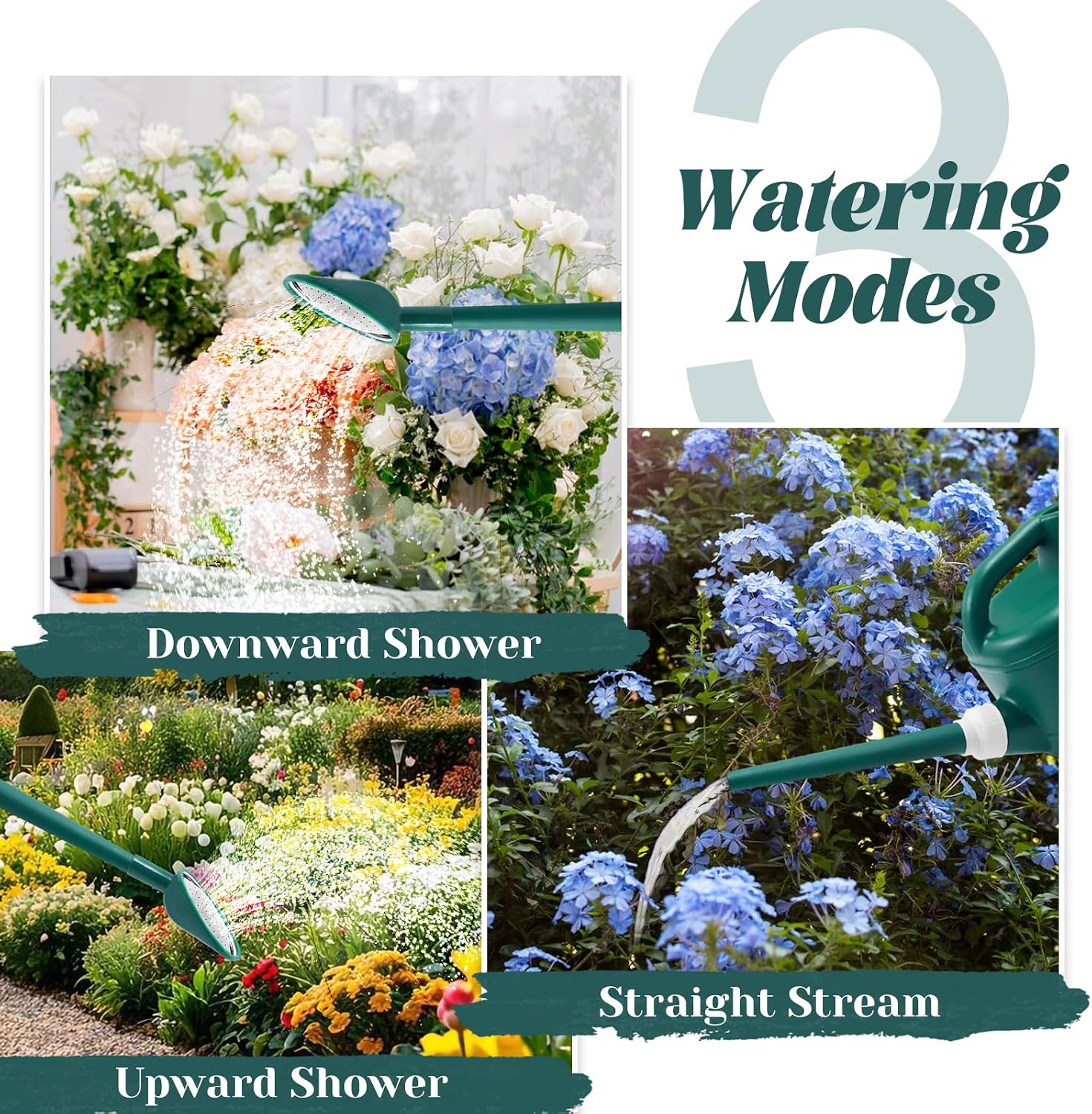 1 Gallon Watering Can, Outdoor Watering Can, Long Spout Water Can