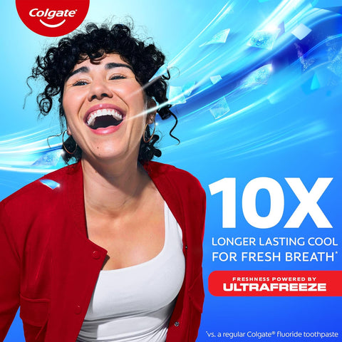 Colgate MaxFresh Fluoride Toothpaste, Clean Mint, 4 Pack, 6.3 oz