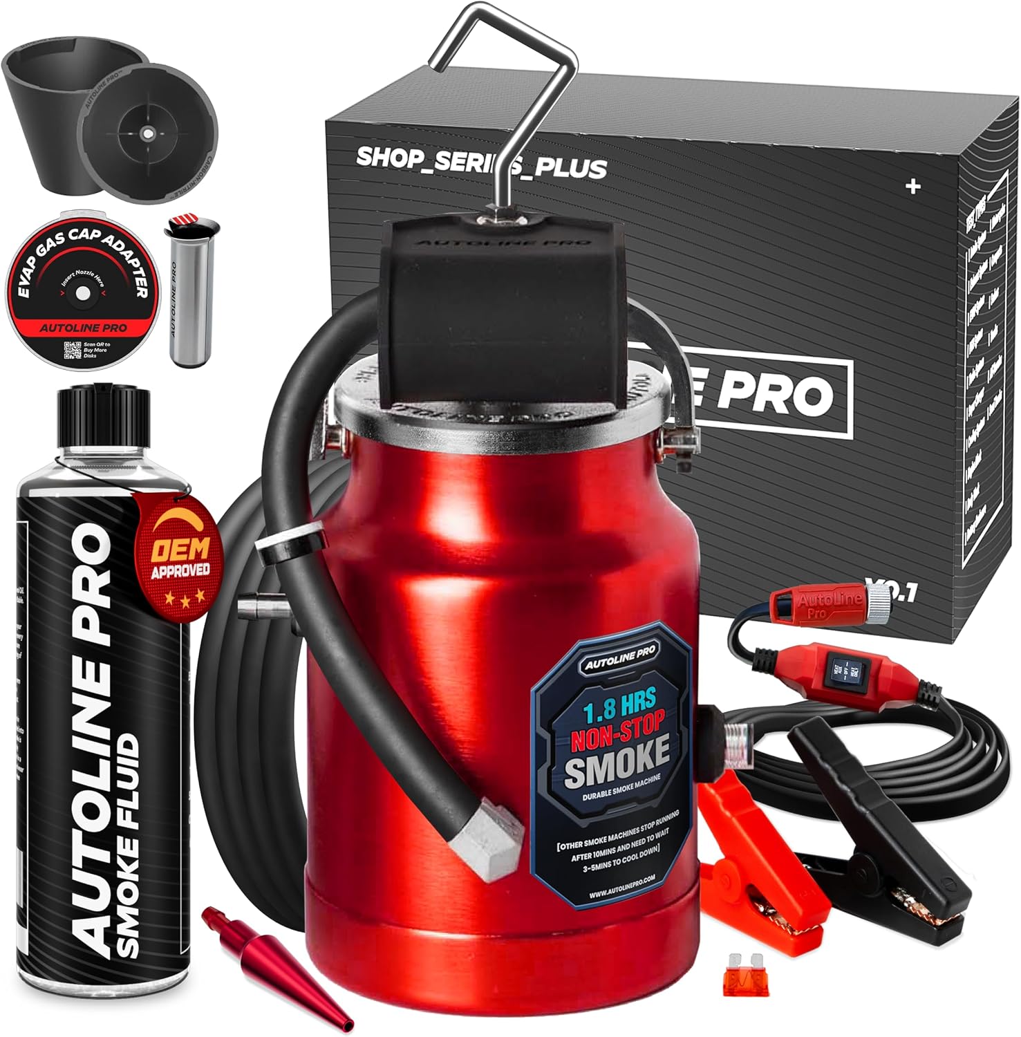 AutoLine Pro Shop Series Plus Smoke Machine - EVAP Leak Tester +Air Pump
