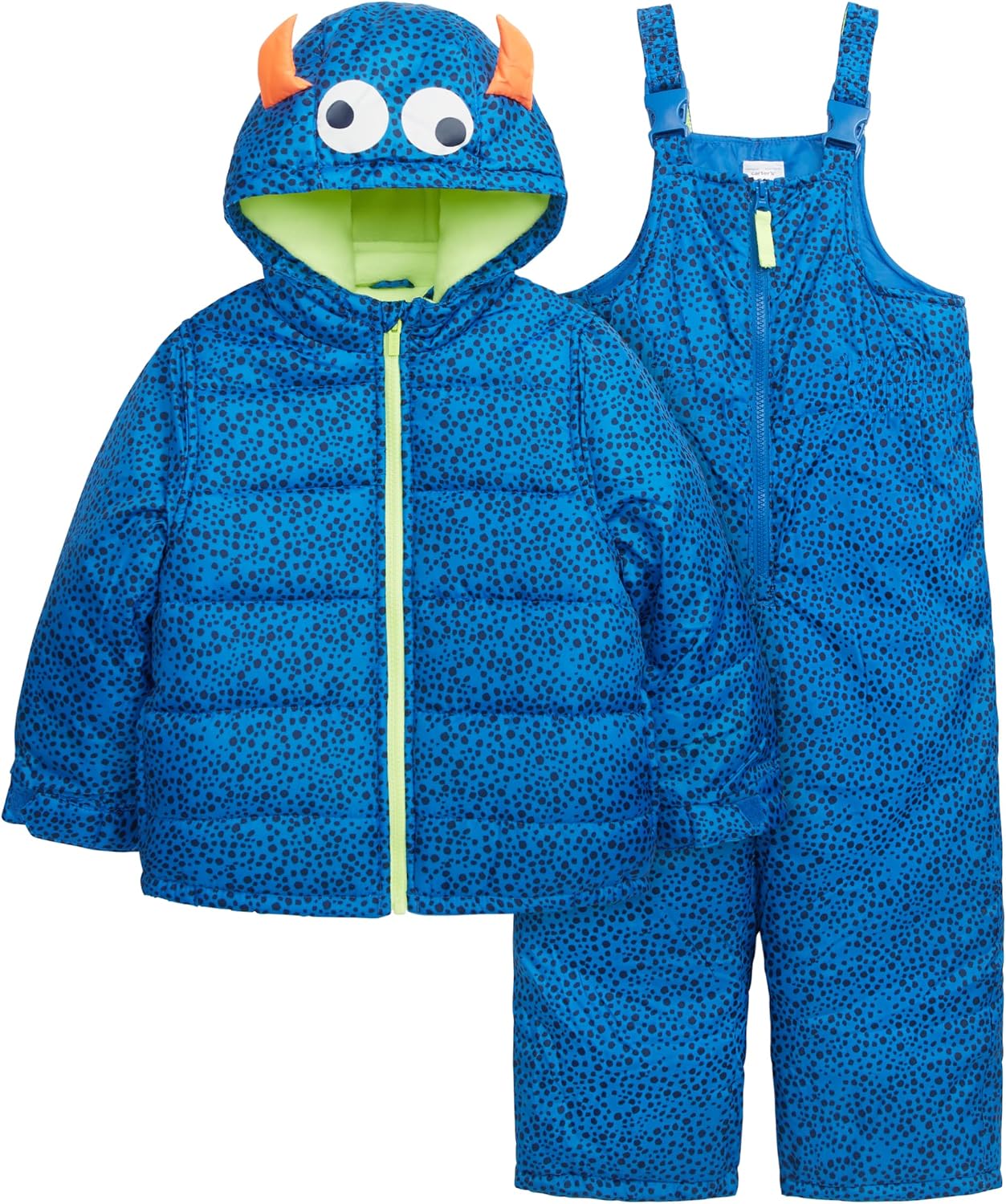 Carter's Boys' Snowsuit Jacket - Winter Coat and Bib Set