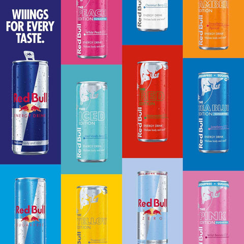 Red Bull Sugarfree Energy Drink, Iced Vanilla Berry, Iced Edition | contains caffeine, taurine, B-vitamins, sweeteners, and water, 12 fl oz, pack of 24 cans