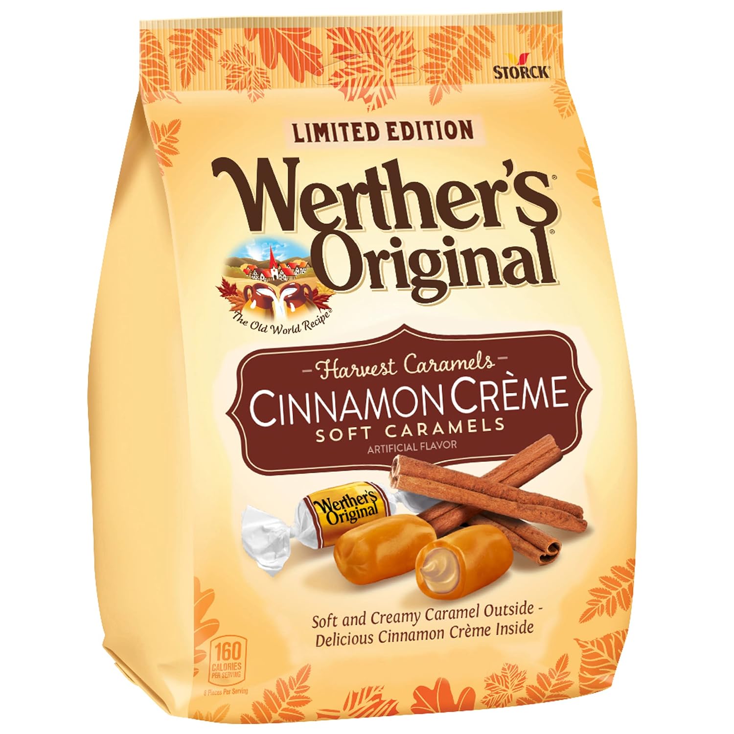 Werther's Original Soft Cinnamon Crème Caramels, 7.4 Oz Bag