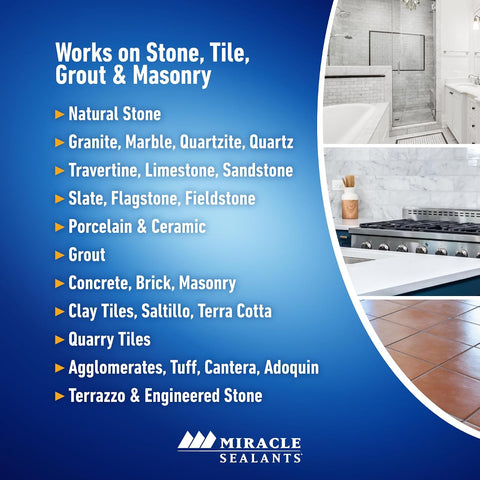 Miracle Sealants 511 Impregnator Penetrating Stone & Tile Sealer, Pint