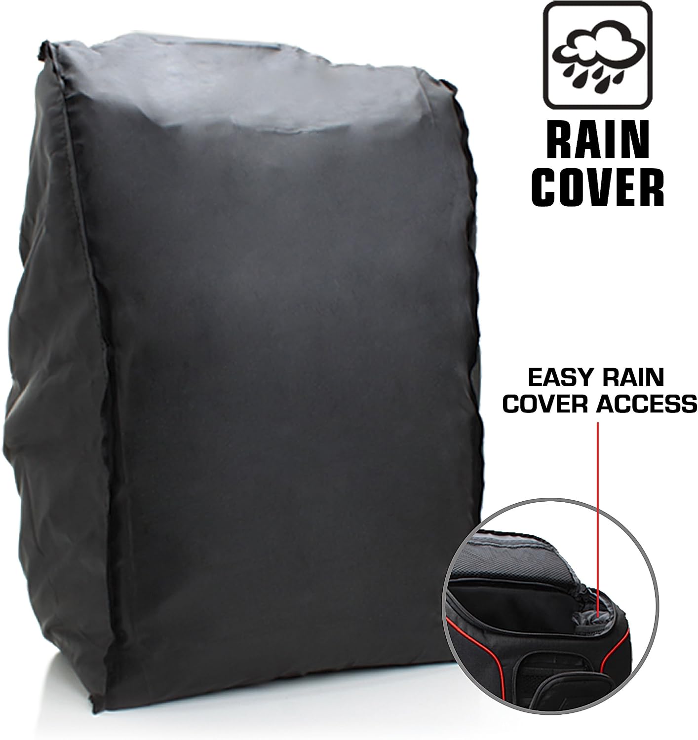USA Gear Camera Backpack for Photographers DSLR/SLR/Mirrorless Camera Bag with Laptop Slot, Rain Cover, Tripod Holder