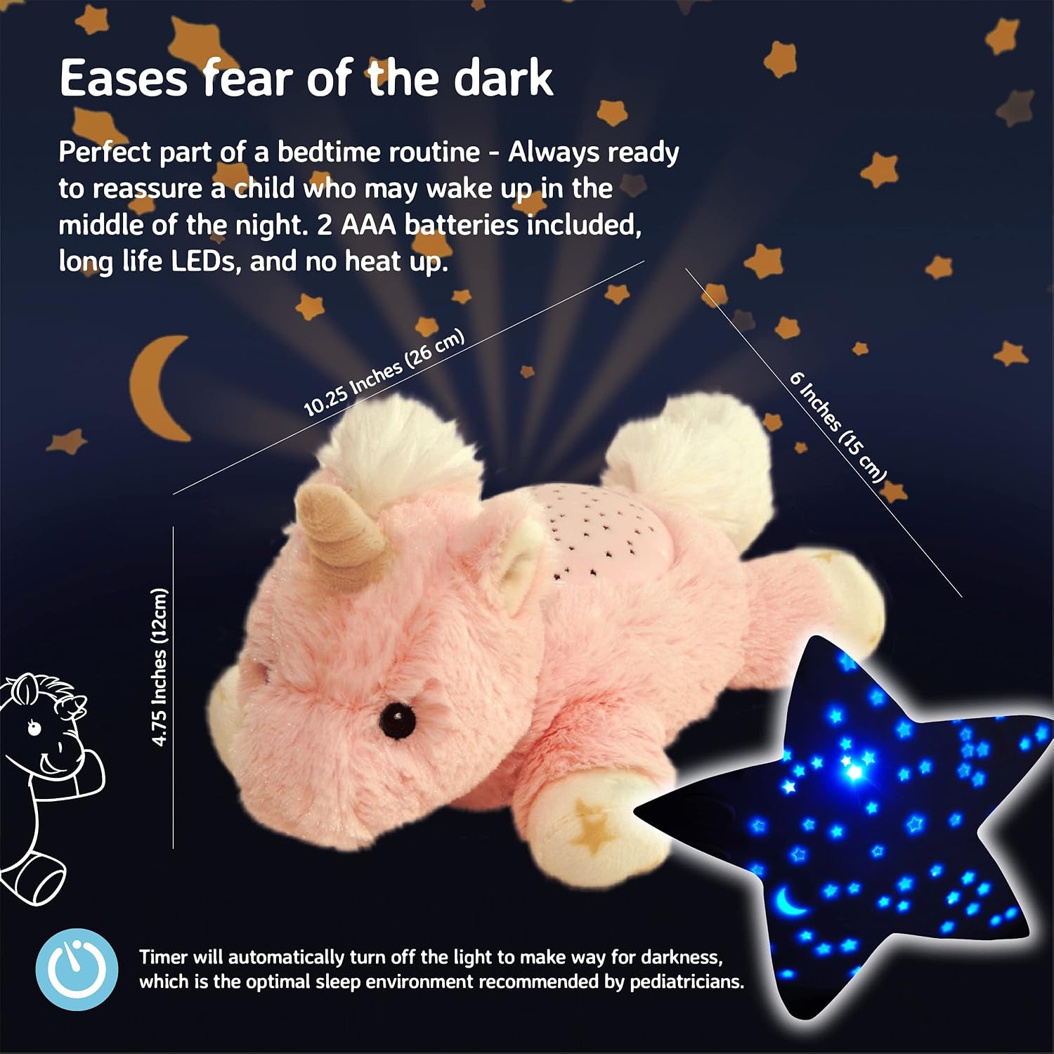 CLOUD B Dream Buddies Ella The Unicorn, 1 EA