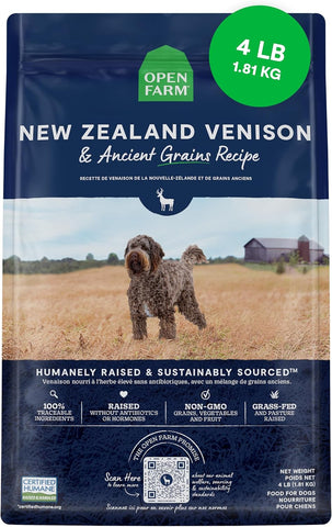 Open Farm Ancient Grains Dry Dog Food, Farmstead Duck Kibble, 22lb Bag