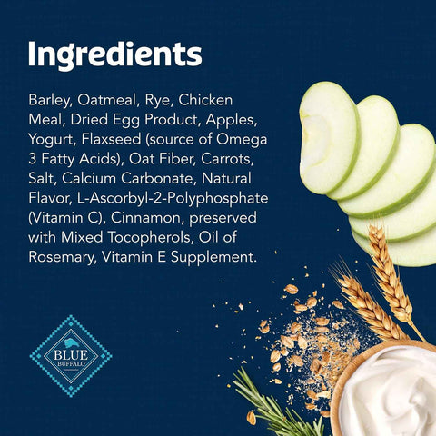 Blue Buffalo Health Bars Apples & Yogurt Mini Dog Biscuits, 32 oz