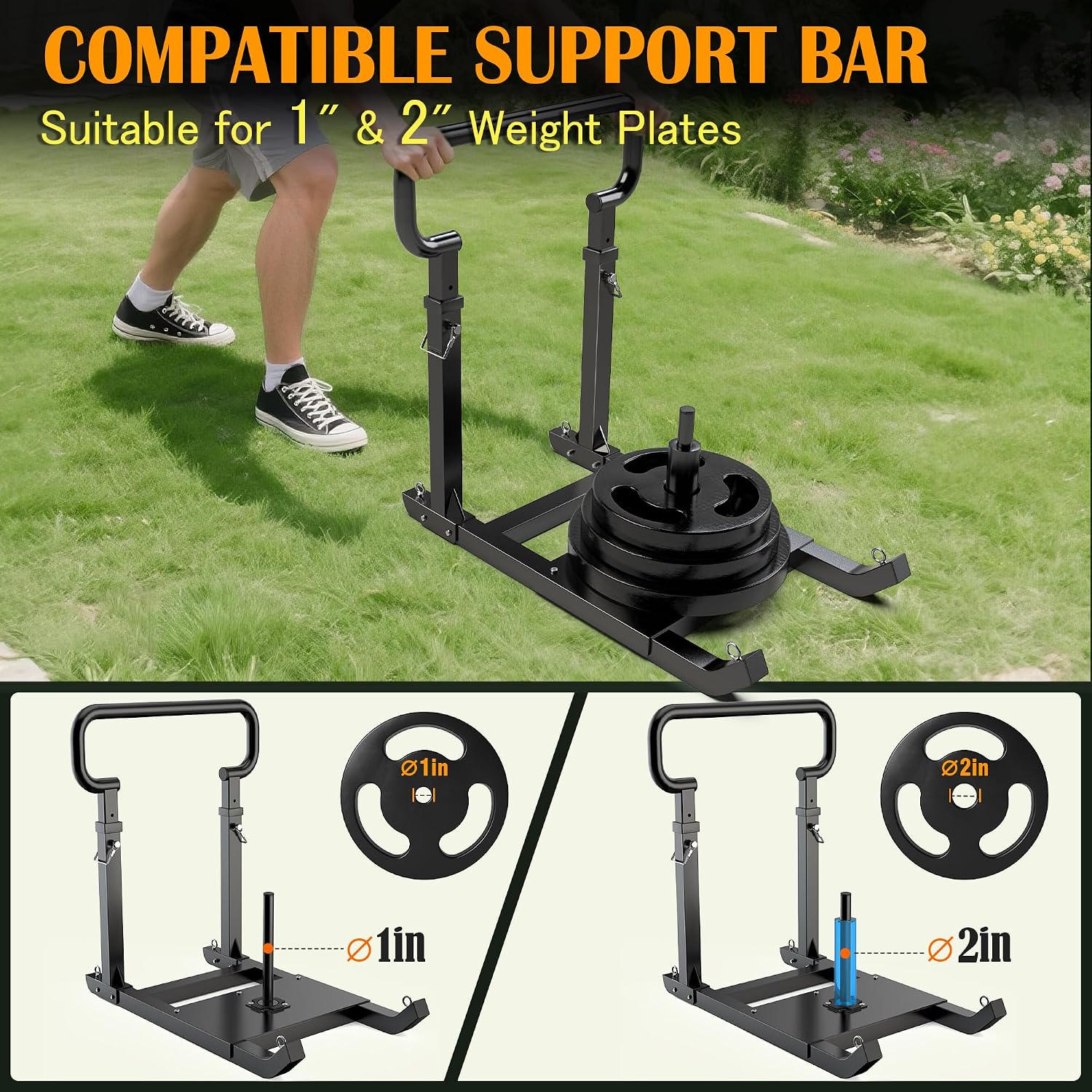 GanFindX Workout Weight Sled for Speed & Athletic Strength Training