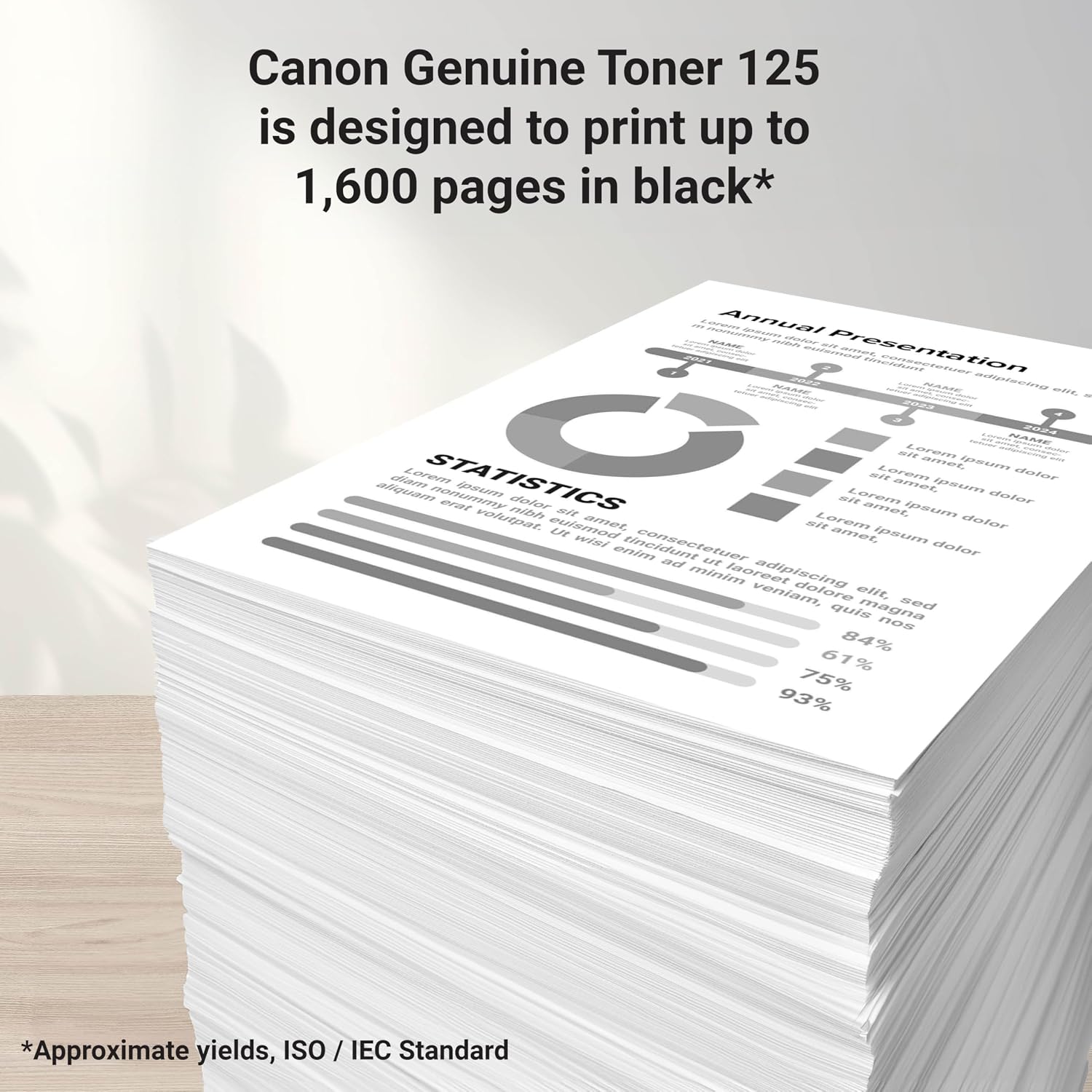 Canon Genuine 125 Black Toner Cartridge Compatible with MF3010, MF3010 VP, LBP6000, LBP6030w