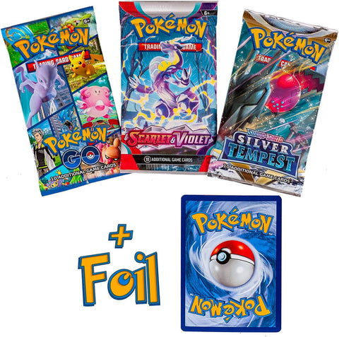 Pokémon TCG 3 Booster Packs, 30 Cards Total, 100% Authentic, Random Rares & Holofoils, 3 Blister Packs