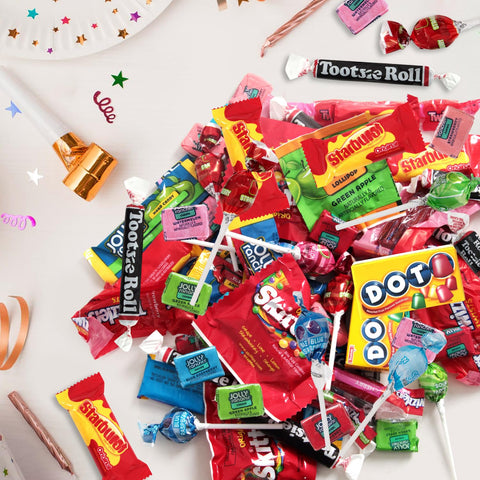 Bulk Candy Variety Pack 5 lb 250 Ct, Individually Wrapped Fun Size Candy