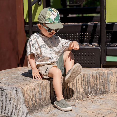 JAN & JUL Slip-on Knit Shoes, Machine Washable and Lightweight Sneakers for Toddler Boys and Girls