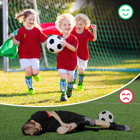 Shin Guards Soccer Kids Toddler, Shin Guard for Boys Girls 2-18 Years Old