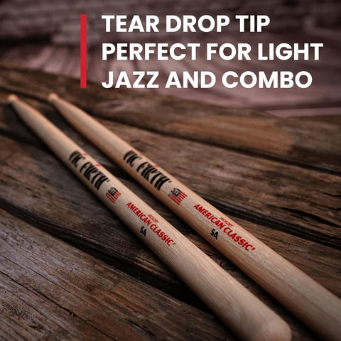 Vic Firth American Classic 7A Drumsticks - 3 Pairs