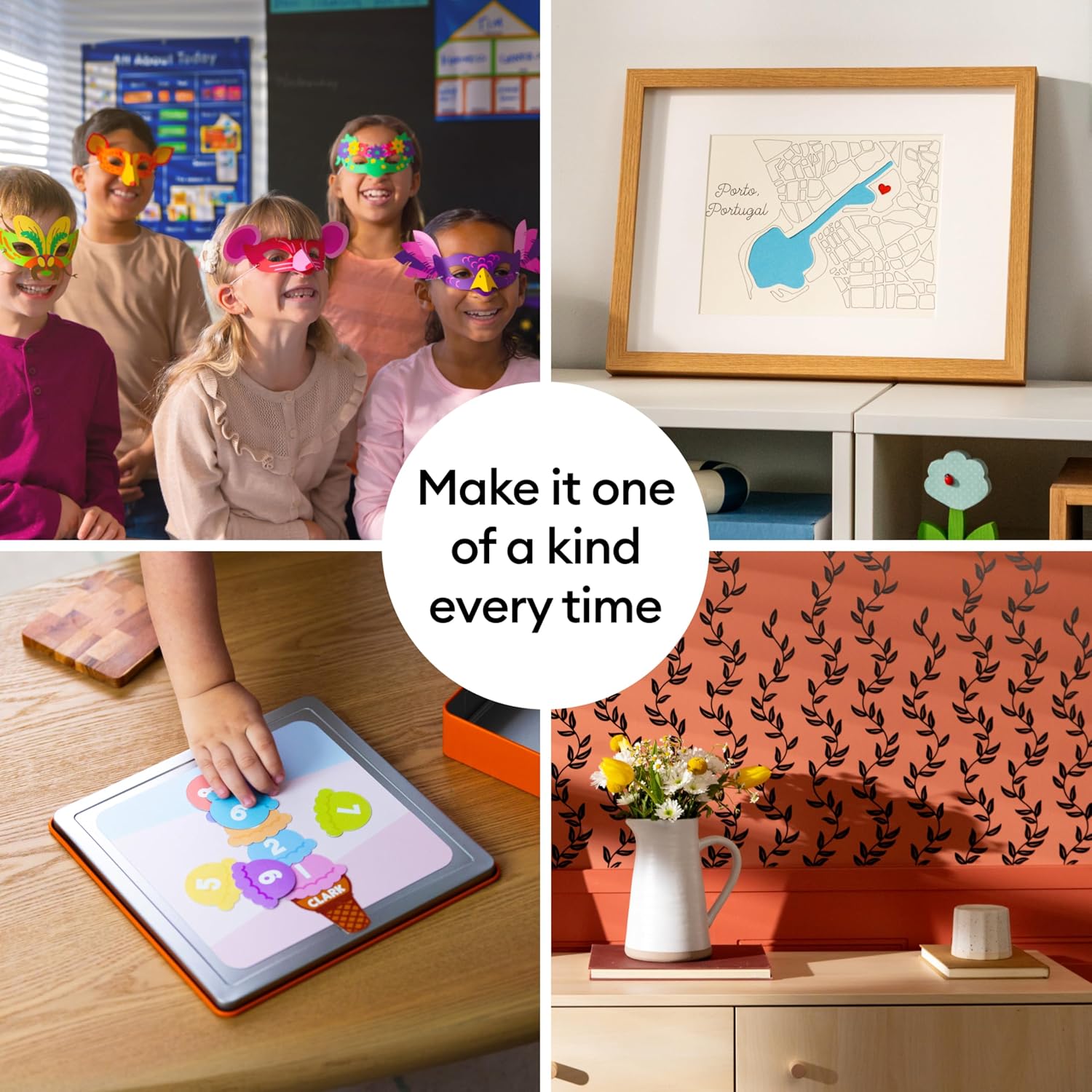 Cricut Explore® 5 Essential Bundle + Digital Content, Taupe