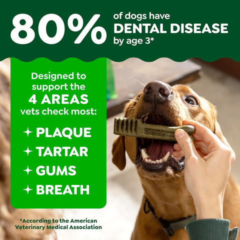 Greenies Regular Dental Dog Treats Flavor, Variety Pack, 36 Count
