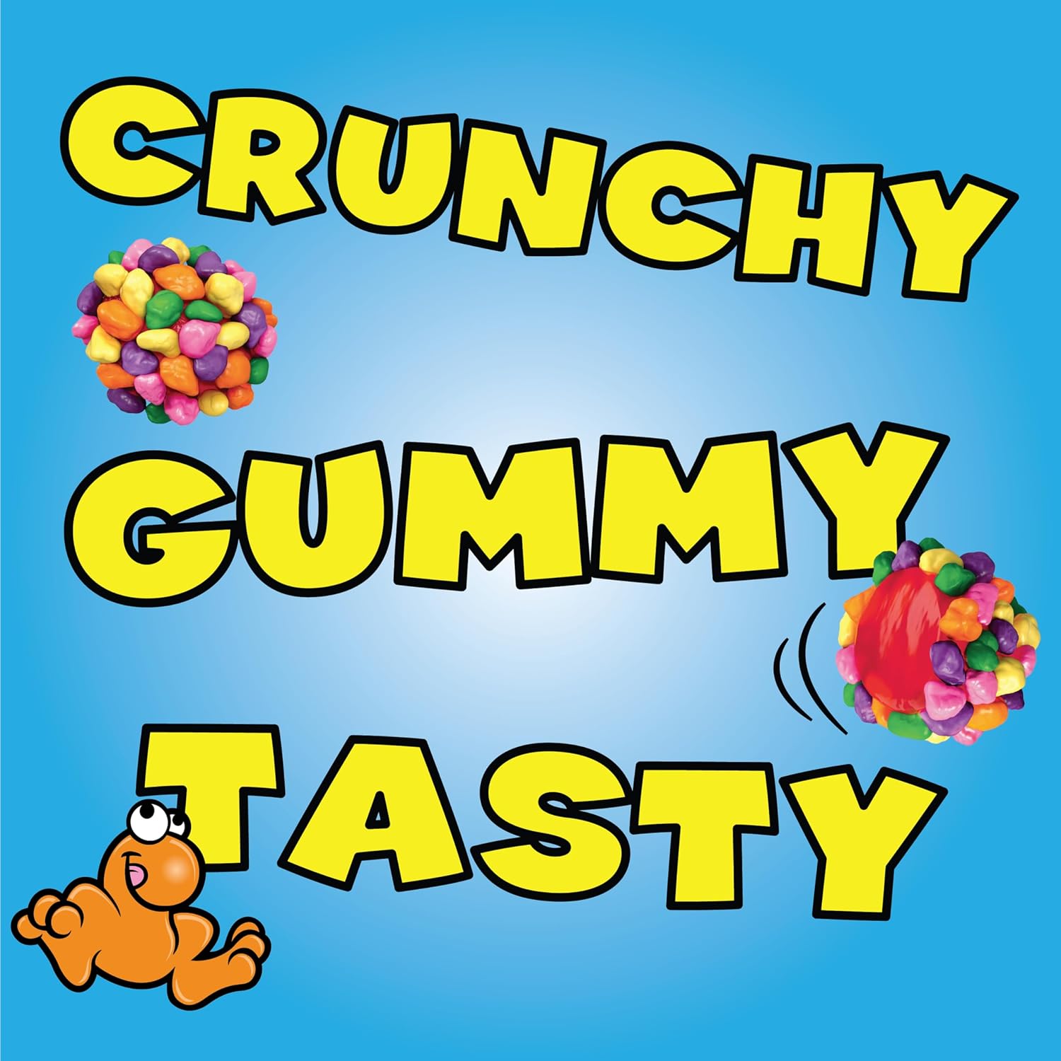 NERDS Gummy Clusters Rainbow Candy, Crunchy & Gummy, 18.5 oz