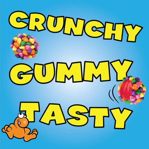 NERDS Gummy Clusters Rainbow Candy, Treat Size Packs, 30 oz, 60 Ct