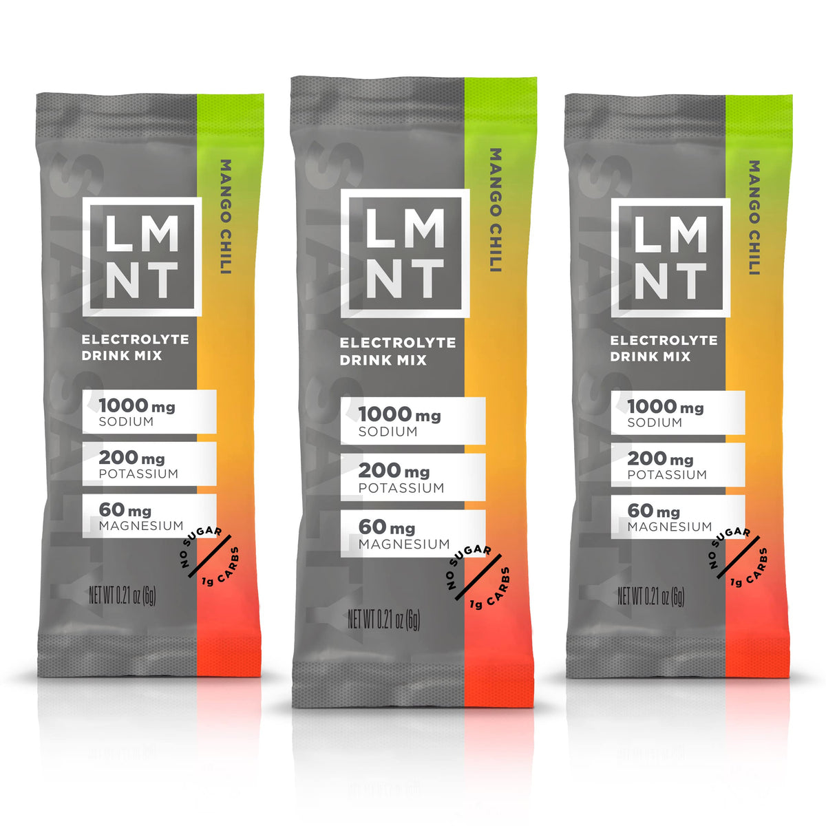 LMNT Zero Sugar Electrolytes - Mango Chili Salt | Drink Mix | 30 Count