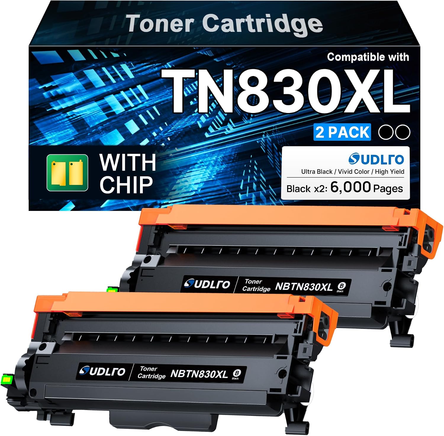 TN830XL TN830 Compatible for Brother TN830XL Toner Cartridge TN830XL TN830