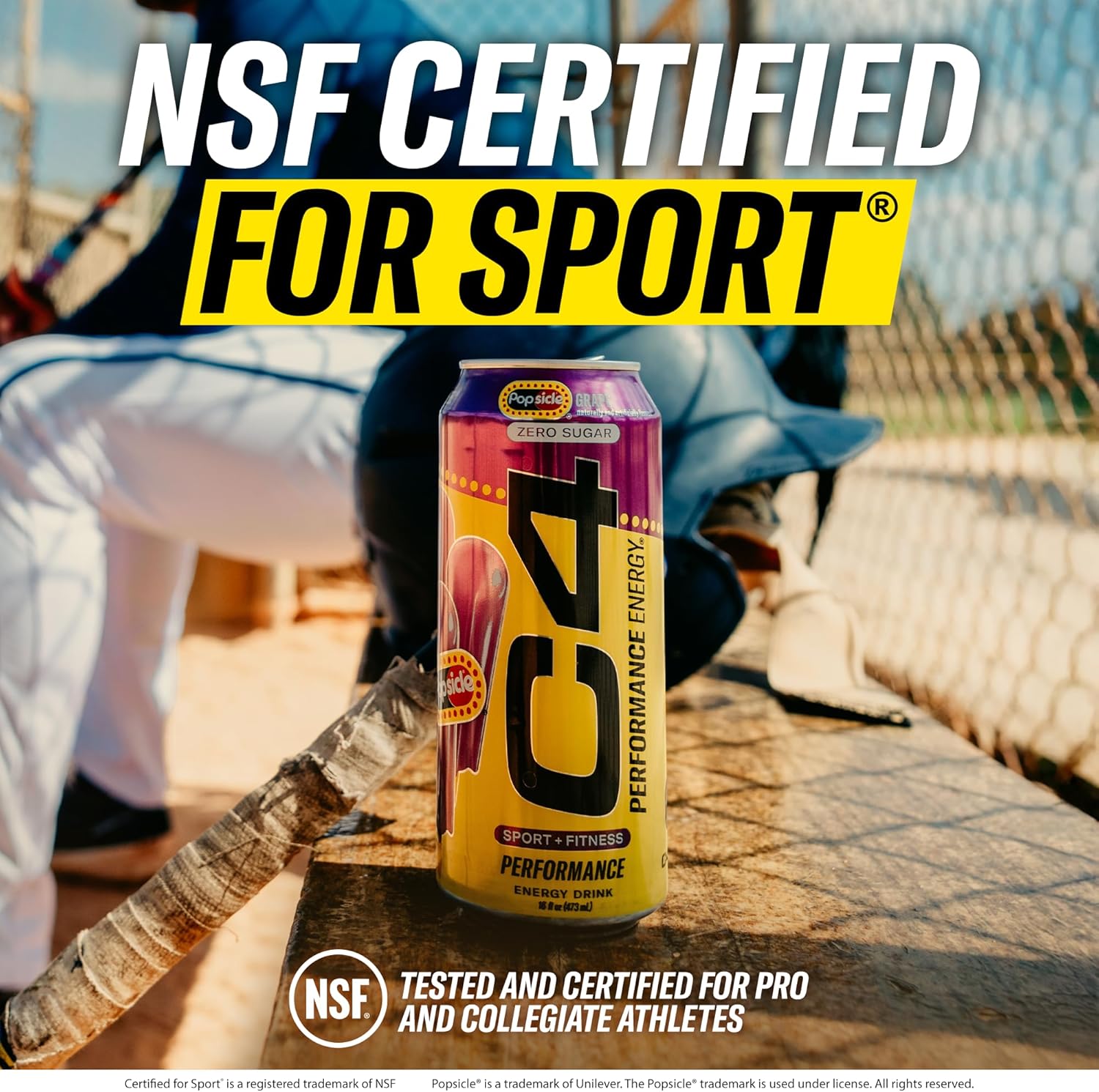 C4 Performance Energy Drink with Zero Sugar, 200mg Caffeine, 16 Fl Oz 12pk