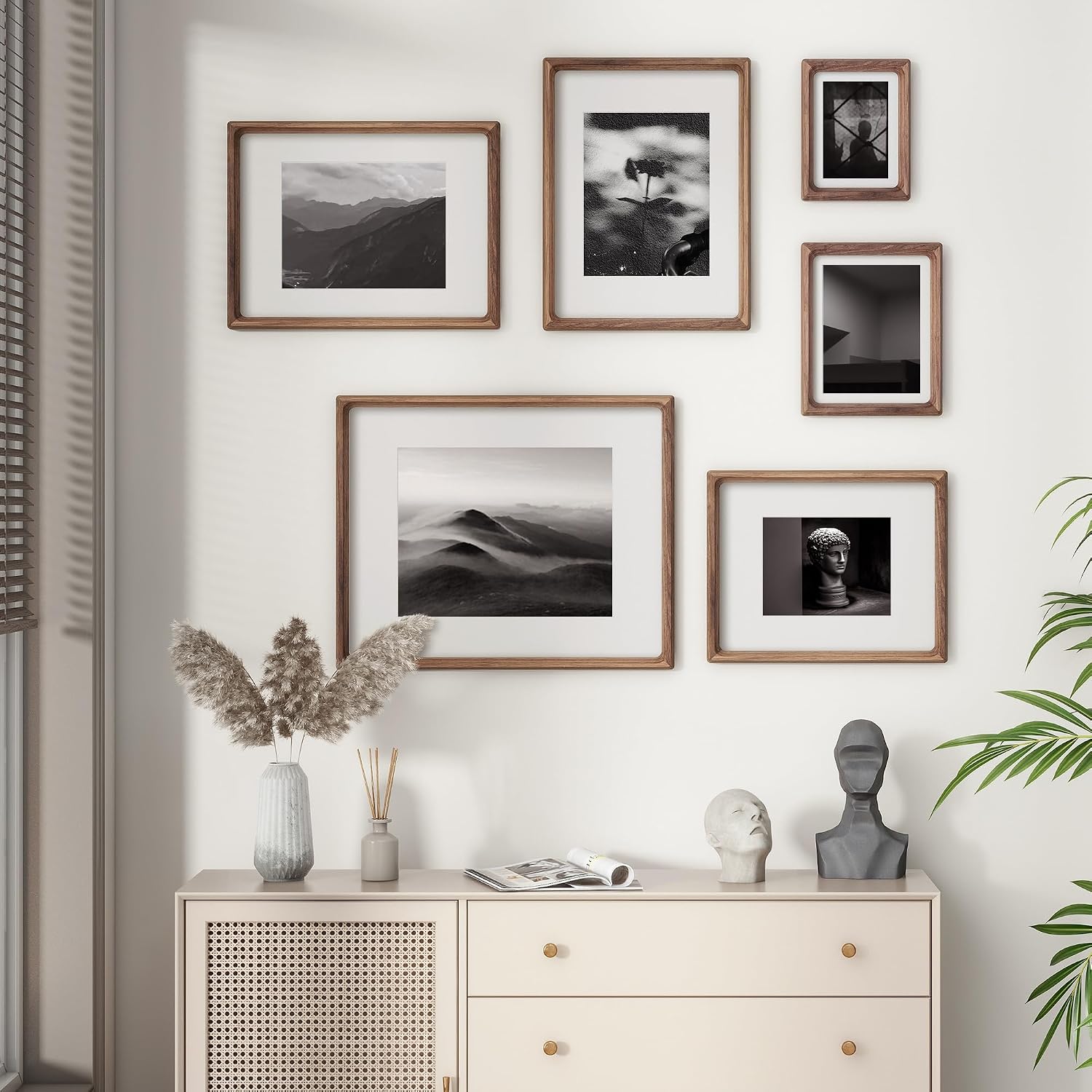 Picture Frame, USA-Sourced Hardwood Photo Frame, White Oak, 12x16