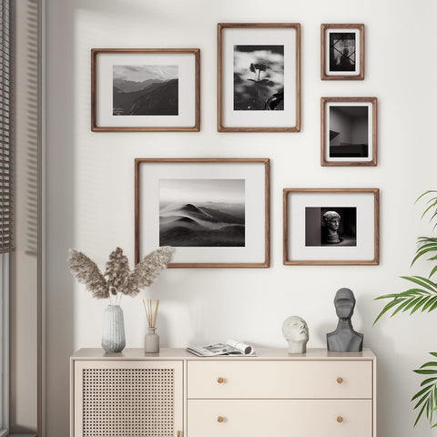 Picture Frame, USA-Sourced Hardwood Photo Frame, White Oak, 12x16
