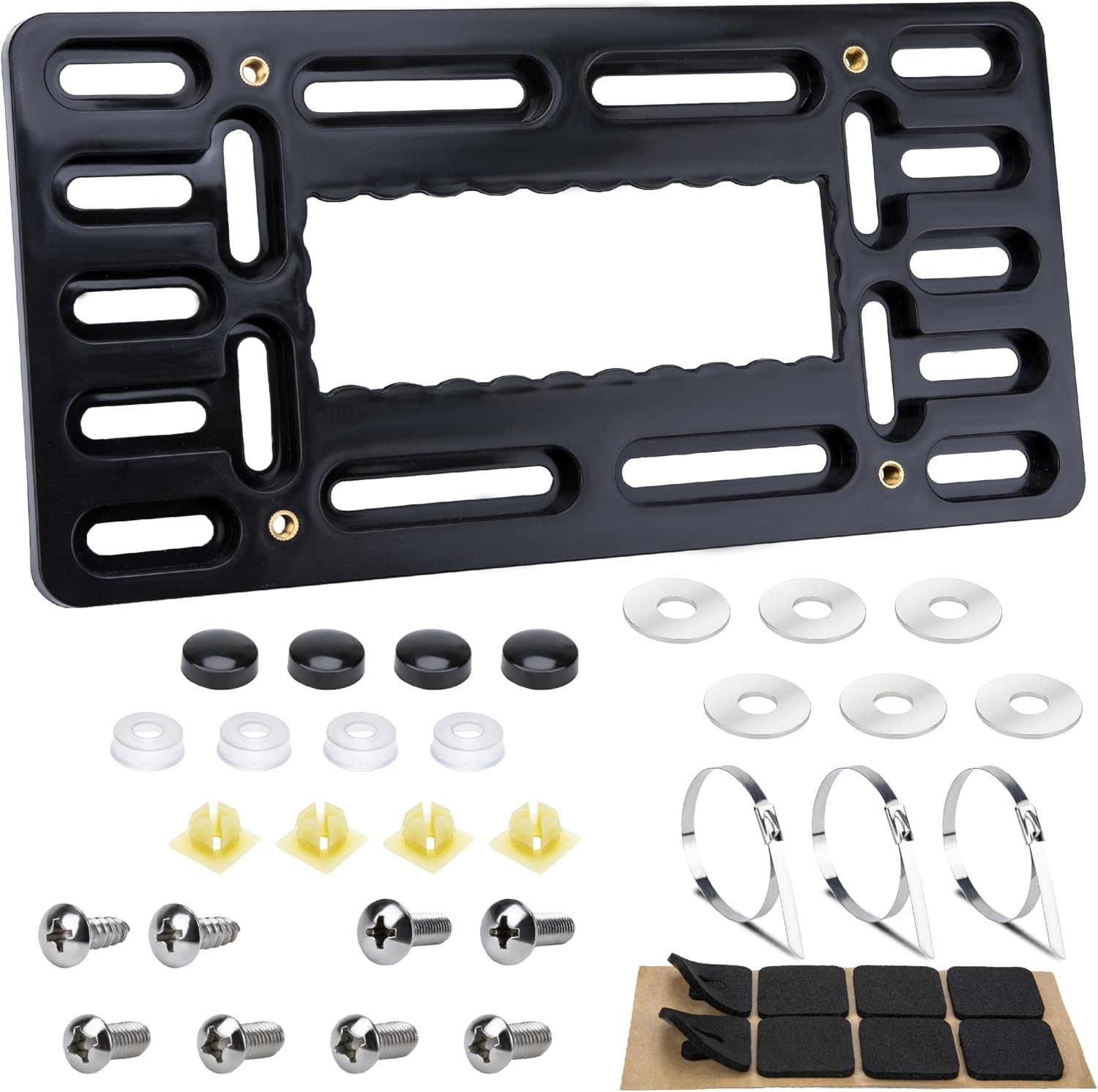 License Plate Bracket Holder, Front License Plate Frames, Universal Kit