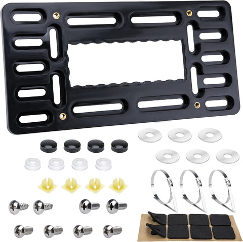License Plate Bracket Holder, Front License Plate Frames, Universal Kit