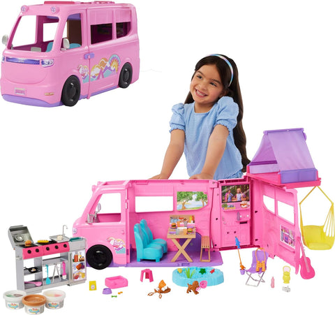 Barbie Dream Camper Playset, Featuring Camping Accessories