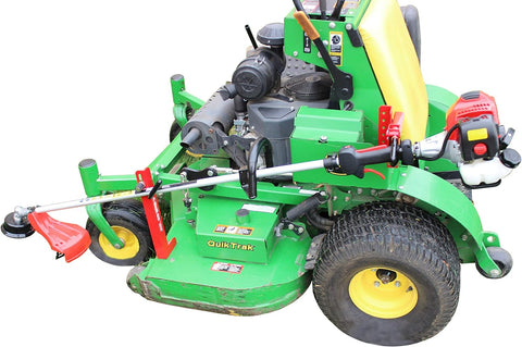 Jungle Jim's Mower Trimmer Rack – Universal Fit for Walk-Behind, Stand-On, and ZTR Mowers – Secures Trimmer for Transport – Lock-Ready for Theft Deterrence