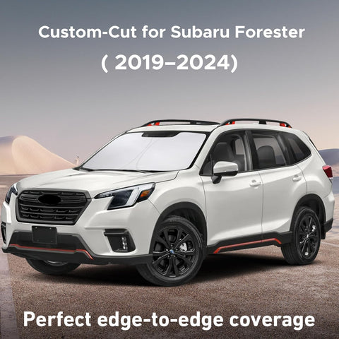 EcoNour Windshield Sunshade Compatible for Subaru Forester 2019-2023 2024